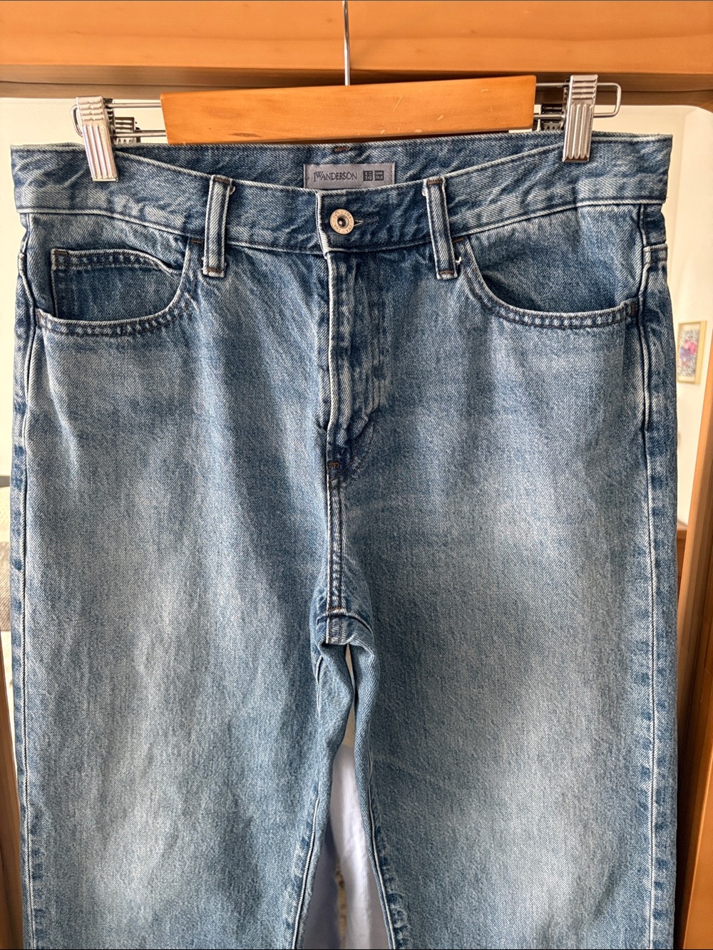 JW ANDERSON light blue denim relaxed jeans - Picture 2 of 6